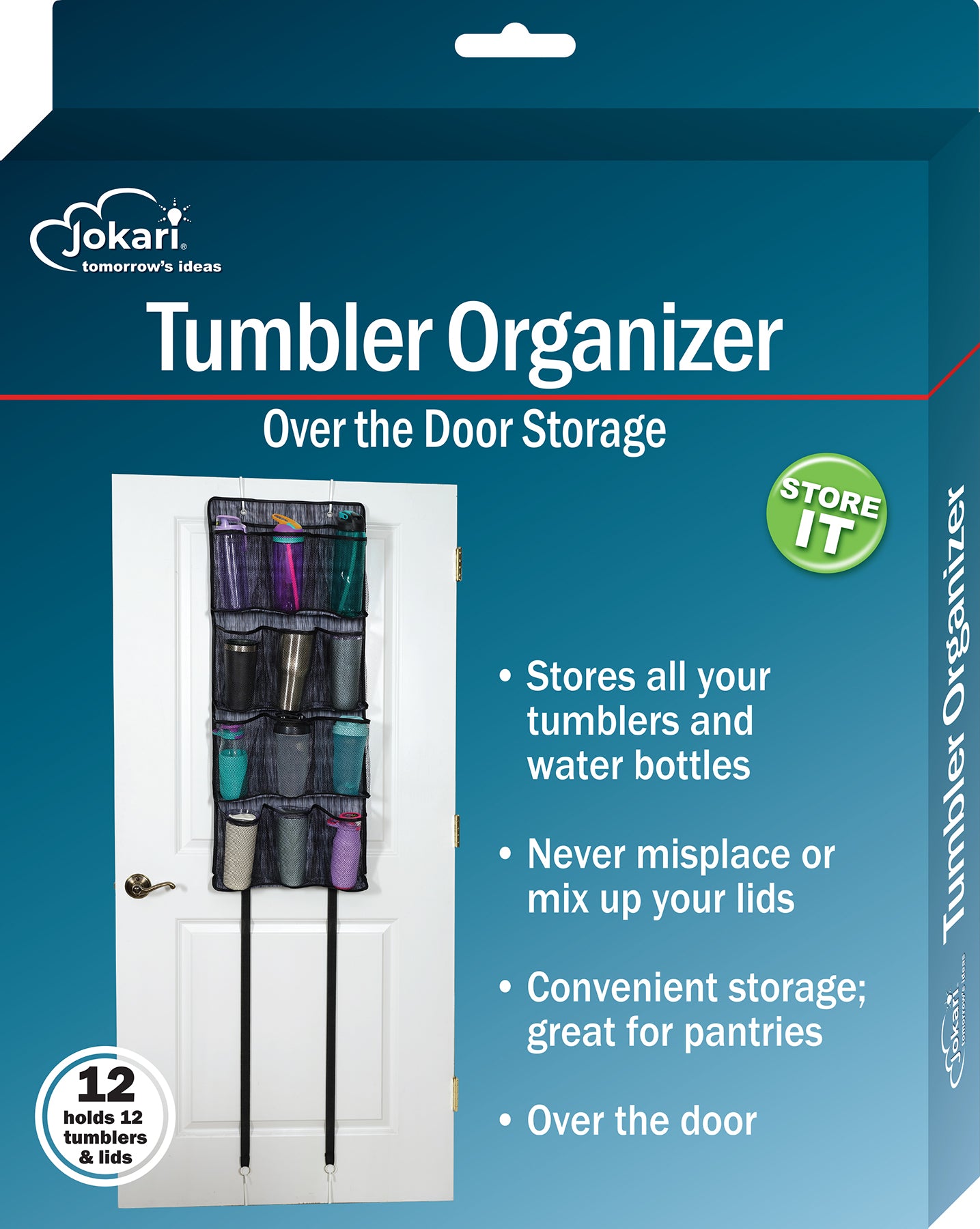 Tumbler Organizer - Over The Door Storage
