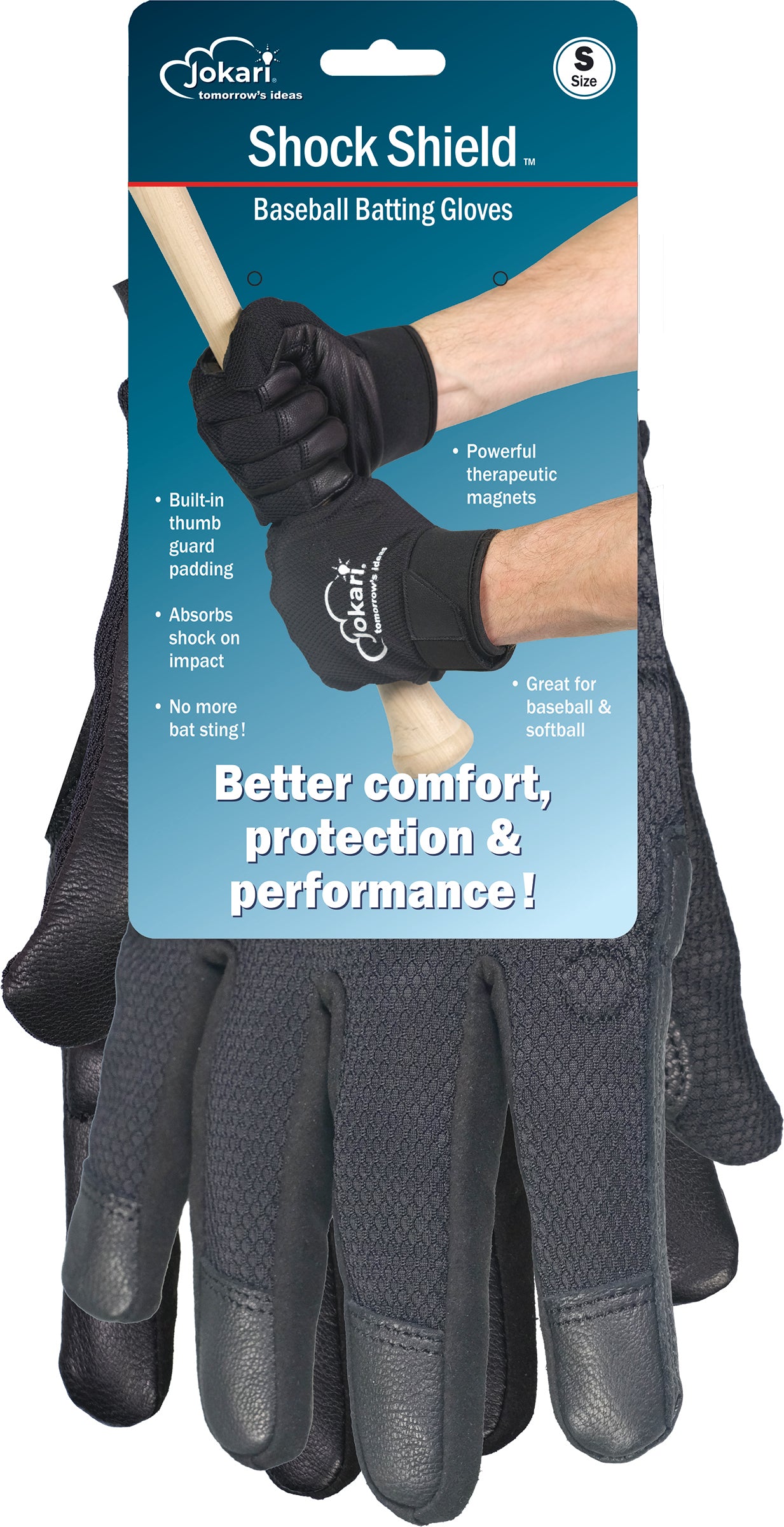 Shock Shield™ — Baseball Batting Gloves