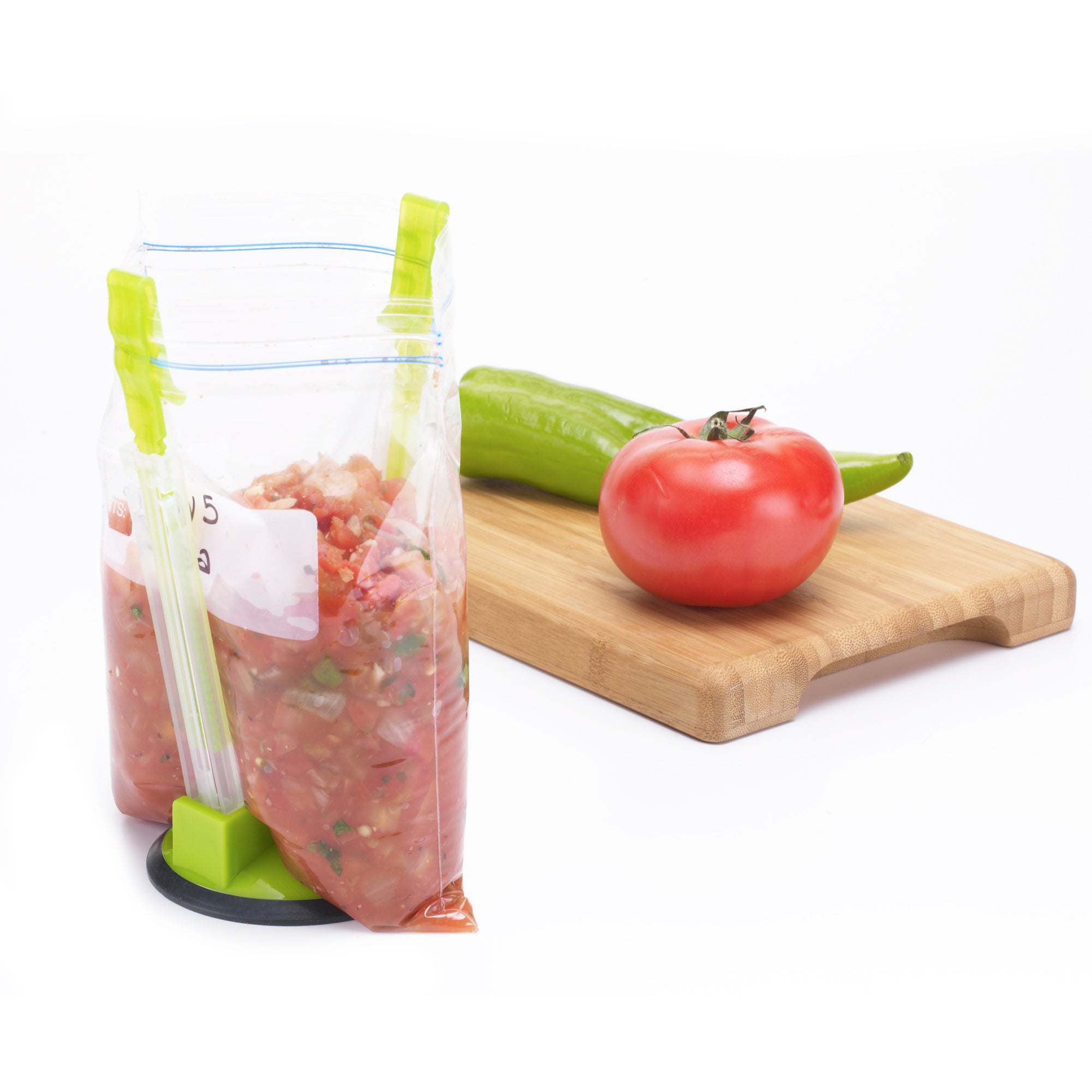 Baggy Rack Holder for Food Storage, Plastic Freezer Bag Holder