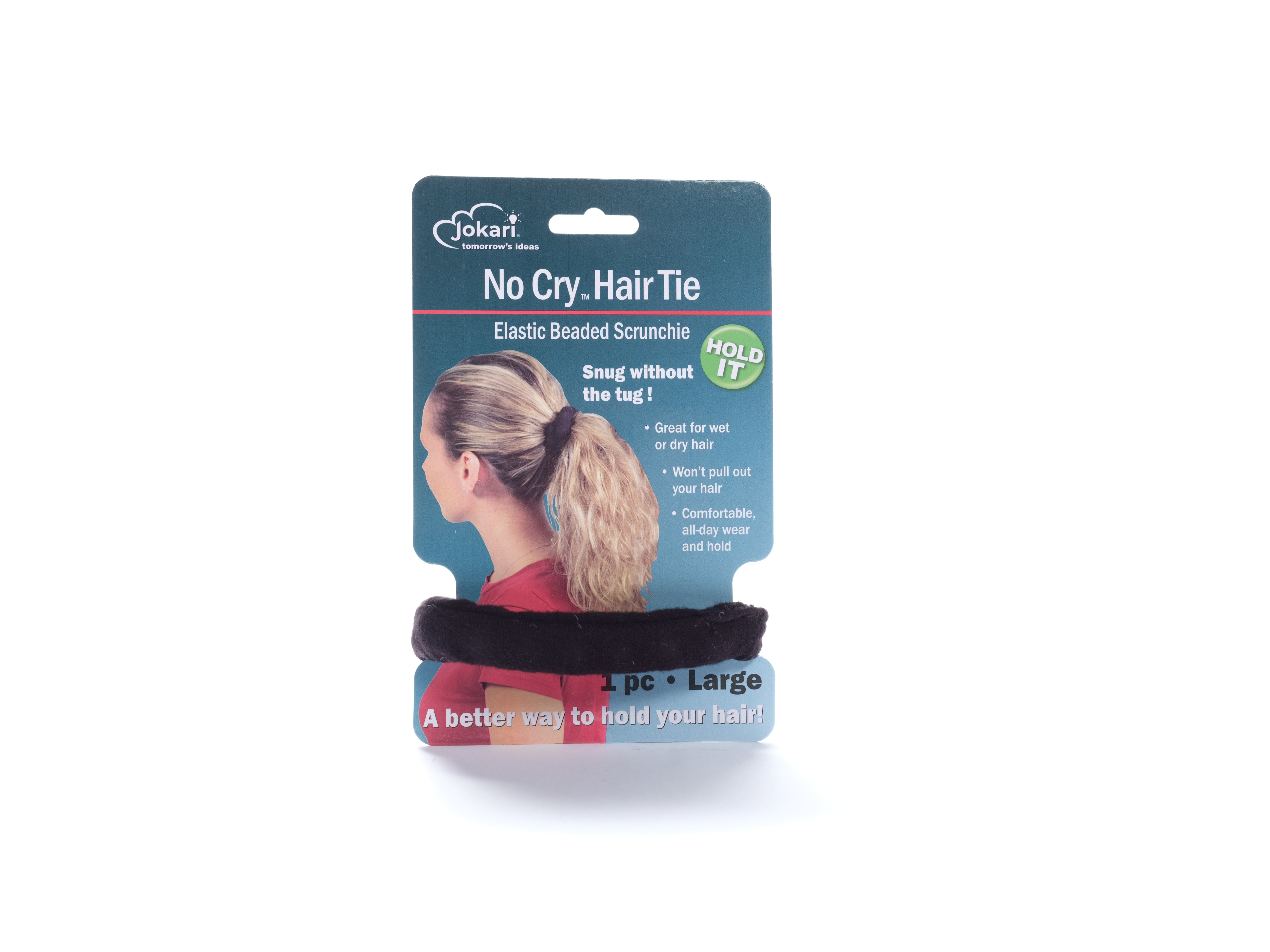 No Cry™ Hair Tie - Elastic Beaded Scrunchie