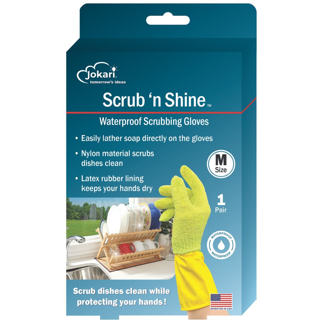 Scrub 'N Shine™ — Waterproof Scrubbing Gloves